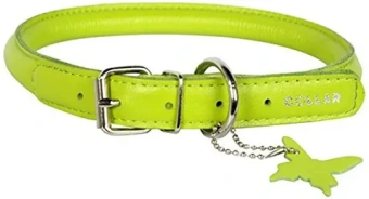 Ошейник кругл.с адресником,салатовый,диам.13мм,дл.53-61смCoLLaR GLAMOUR