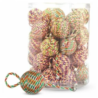 Игрушка для кошек Шарик с петлей, d50мм (туба 42шт.)