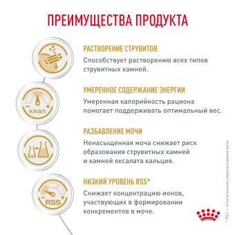 Уринарий С/О Мод.Кэлори (фелин) 0,4кг
