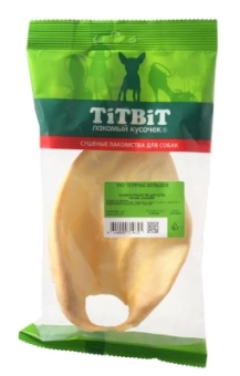 TiTBiT: ухо телячье большое (мягк.упаковка)