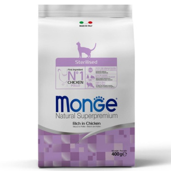 Monge Cat 400гр Sterilized стерилизованных кошек 