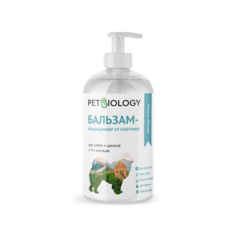 PetBiology Бальзам-кондиционер для собак от колтунов, легкое расчесывание и гладкая шерсть, Китайская деревня, 300 мл (ПЕТБИОЛОДЖИ)