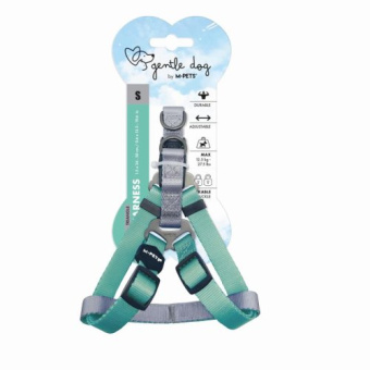 Шлейка для собак GENTLE DOG S, 1.5 x 34 - 50 см бирюзовая, MPets 10847999