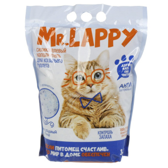 Наполнитель силик Mr.Lappy Прохладный бриз 3,8 л.