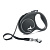 Рулетка flexi Black Design S (до 15 кг) 5 м лента черный/серебро (30013)