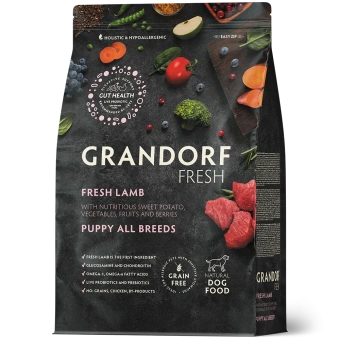 Grandorf Fresh 1кг Dog Puppy LambSweet Potato (Свежее мясо ягненка с бататом для щенков )