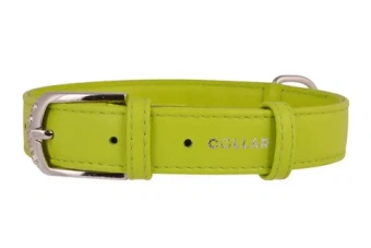Ошейник без украшений зелен(ш:35мм,д:50-62см)CoLLaR GLAMOUR