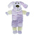 AROMADOG Игрушка для собак Собачка 20 см с 3 пищалками сиреневая (29004)