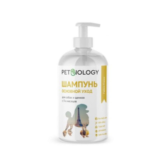 PetBiology Шампунь основной уход (увлажняющий) для собак, Франция, 300 мл