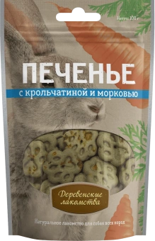 Дерев лак Печенье с крольчатиной и морковью, 100г