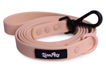 Поводок из биотана LionPets LP-720-4 (Песочный) (Размер 2 ширина 2,5 см, длина 1,5 метра)