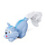 Игрушка MINI DOGS из латекса Котенок с веревкой, 75/165мм 