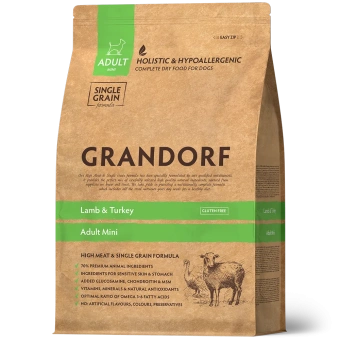 GRANDORF DOG 3кг Lamb Turkey Mini ягненок с индейкой для соб мини пород