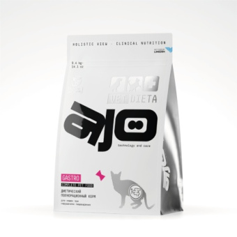 КОРМ AJO VET ДЛЯ КОШЕК  ПРИ НАРУШЕНИЯХ ПИЩЕВАРЕНИЯ 24*1 400г