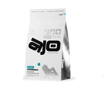 КОРМ AJO VET ДЛЯ СОБАК ПРИ ХРОНИЧЕСКОЙ БОЛЕЗНИ ПОЧЕК 14*1 800г
