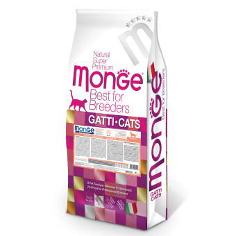 Monge CAT 10 кг (цена за 1 кг) PFB Monoprotein с лососем для вз/кошек 